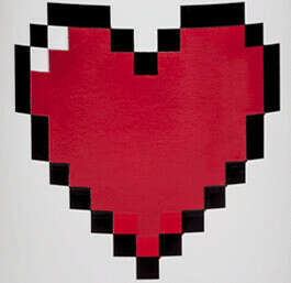 Кружка Pixel Heart