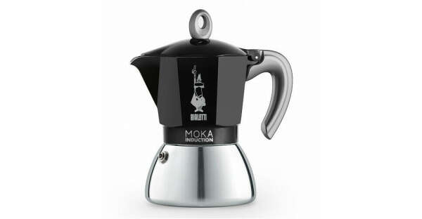 Гейзерная кофеварка Bialetti New Moka Induction Black (6 чашек)