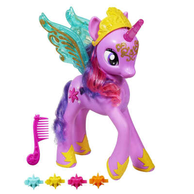 Игровой набор &#039;Принцесса Сумеречная Искорка&#039; (Princess Twilight Sparkle), большая говорящая пони, со световыми эффектами, русская версия, My Little Pony [A3868]