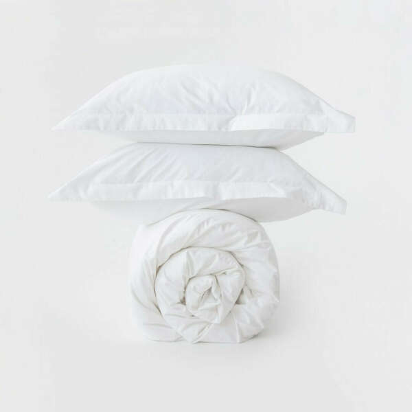 Комплект постельного белья MORФEUS Silk White, 1.5-спальный