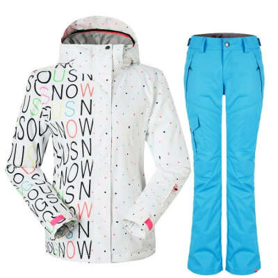 Женский зимний лыжный костюм Gsou SNOW - цена 9800 руб