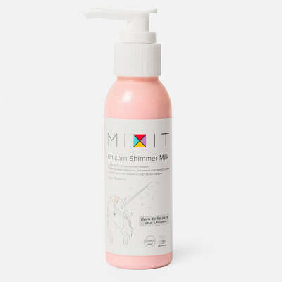 MIXIT Розовое молочко для тела (Unicorn Shimmer Milk Rainbow)