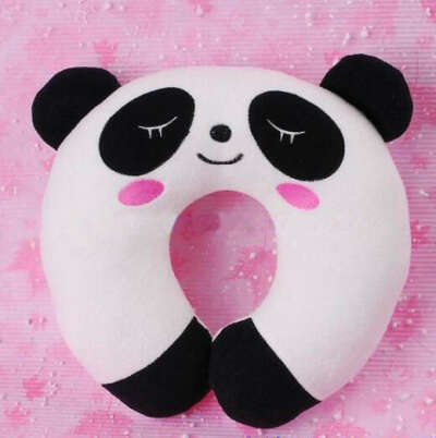 New Panda Soft U Neck Rest Car Office Travel Pillow Gift J