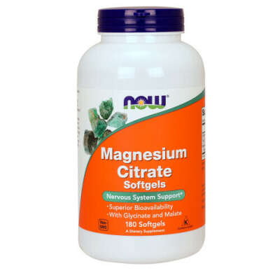 NOW БАД Magnesium Citrate 180 капсул