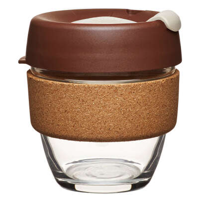 KeepCup. Кружка Almond limited, 227 мл, цвет шоколад, стекло, KeepCup