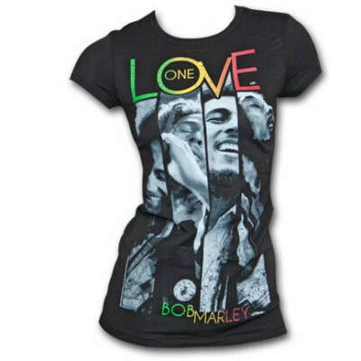 Bob Marley One Love Stripes t-shirt