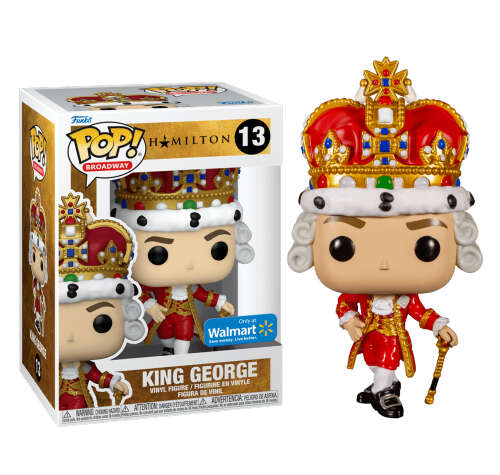 Король Георг III со стикером (King George (Эксклюзив Walmart)) из мьюзикла Гамильтон