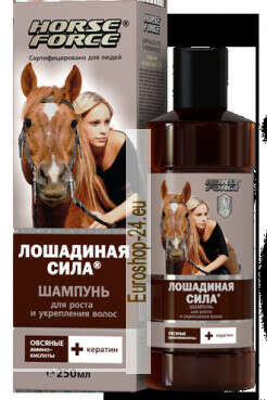 Shampoo für die Stärkung und Wachstum der Haare, Horse Force, 250ml