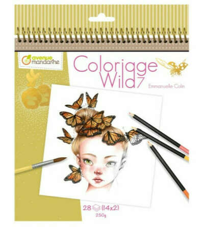 Coloriage Wild 7 Coloring book by Emmanuelle Colin