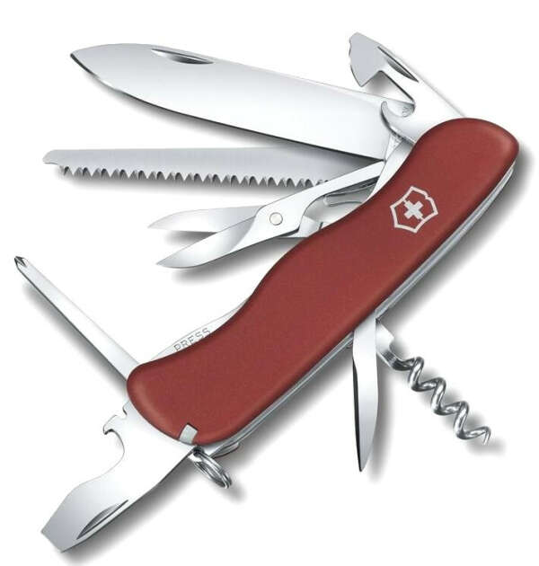 Нож перочинный Victorinox Outrider 14 функций, с фиксатором лезвия