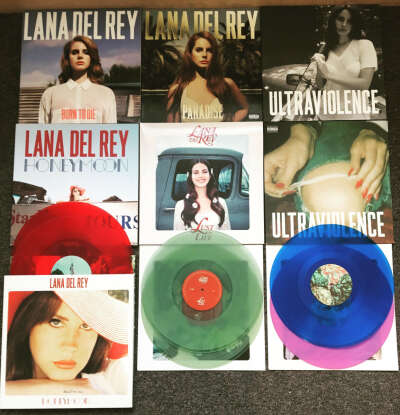 all collections lana del rey's records