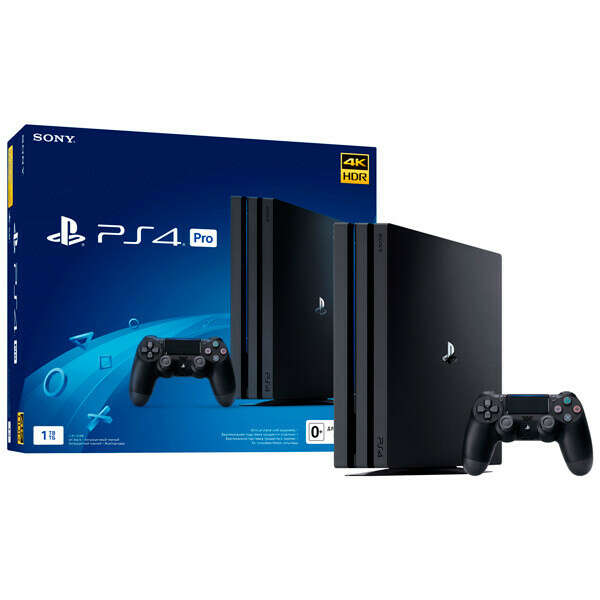 Игровая консоль PlayStation 4 Pro 1TB Black