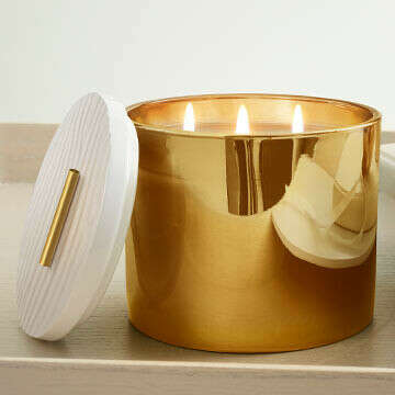 FRASIER FIR GOLD 3-WICK CANDLE