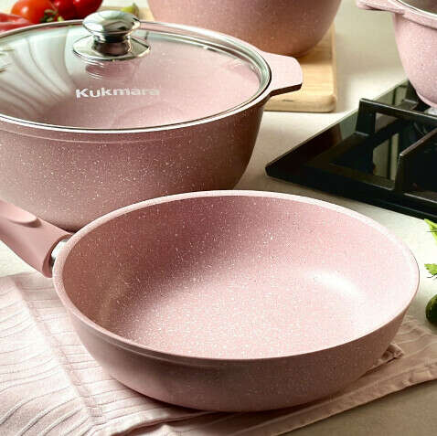 Набор посуды (Kukmara, цвет - розовый)