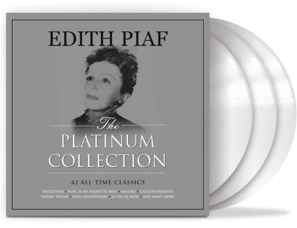 Edith Piaf The Platinum Collection White Vinyl (3LP) Эдит Пиаф коллекция хитов на тройном белом виниле