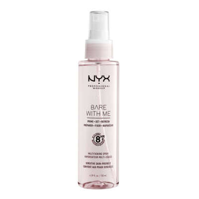 NYX Professional Makeup 3 в 1 Bare With Me Prime Спрей для фиксации макияжа, 130 мл