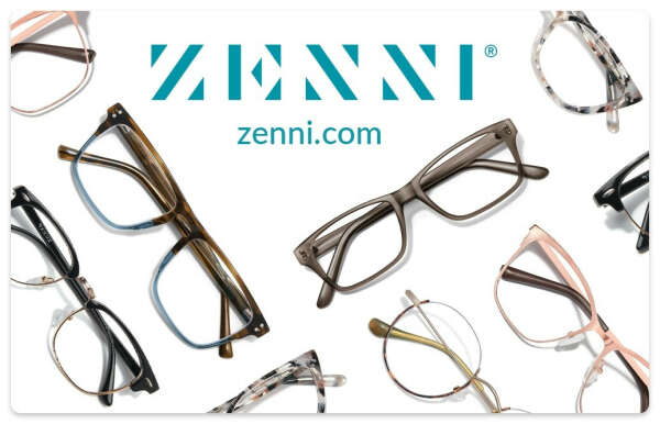 Подарочная карта на очки в Zenni