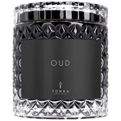 Ароматическая свеча OUD сандал 220 мл купить в интернет-магазине Tonka Perfumes