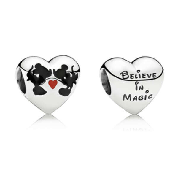 Шарм Pandora Disney Minnie&Mickey Kiss