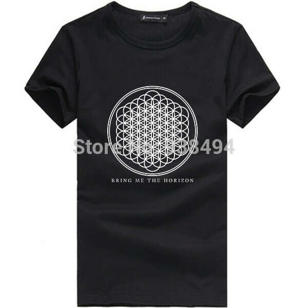 Aliexpress.com : Buy New Fashion Bring me the horizon Logo T shirt Men Casual Cotton Short Sleeve Rock N Roll Music Band T Shirt Top Tees from Reliable T-Shirts suppliers on shirt factory&#039;s store  | Alibaba Group