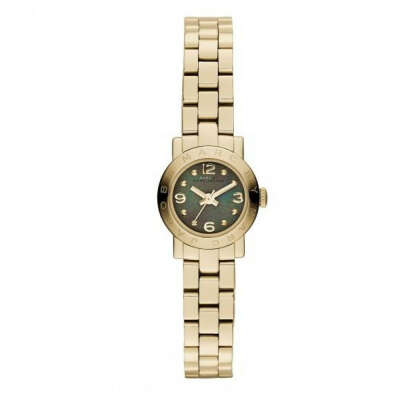 Marc Jacobs Amy Gold-Tone Stainless Steel Logo Watch 20 mm MBM3275