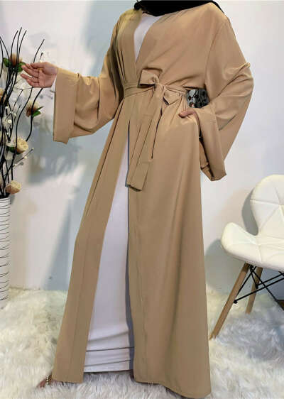 OPEN ABAYA WITH POCKETS  - Lebiska