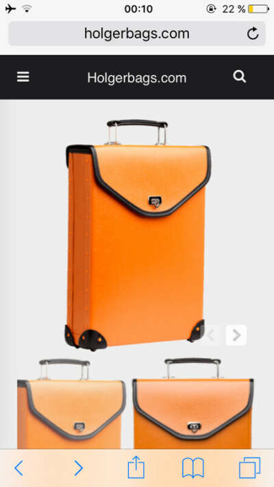 Holger bag (orange: junior or backpack)