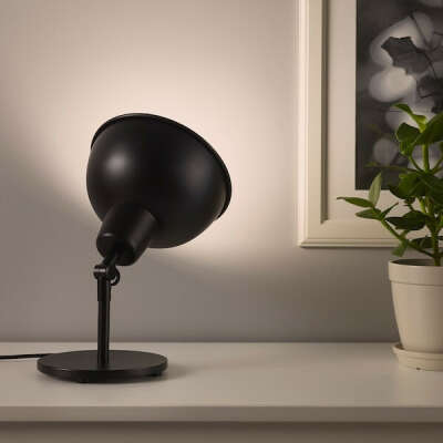 СКУРУП Настольная лампа/бра, черный купить онлайн в интернет-магазине - IKEA