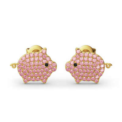 Jeulia Pig earrings