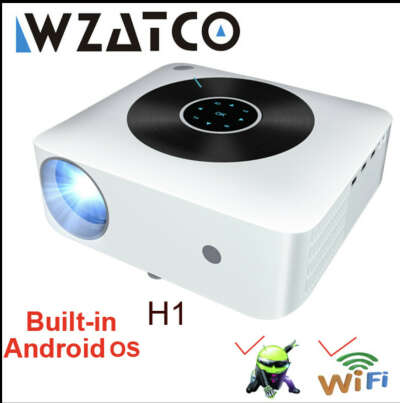Светодиодный проектор WZATCO H1 Full HD 1920*1080P с поддержкой Wi-Fi