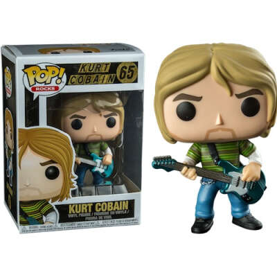 Фигурка Курт Кобейн (Kurt Cobain Striped Shirt) Фанко ПОП Россия из серии Rocks Music — Funko POP Russia