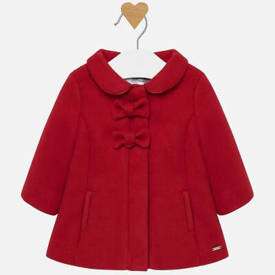 Mayoral Baby Girl Red Coat
