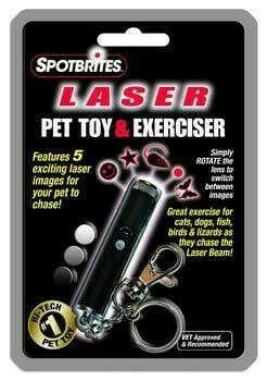 Ethical Pet Spot Spotbrites 5 in 1 Laser Dog Cat Toy & Exerciser