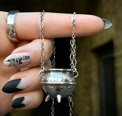 Cauldron necklace