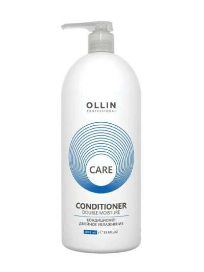 Ollin Professional Кондиционер для волос OLLIN PROFESSIONAL CARE для увлажнения и питания double moisture 1000 мл