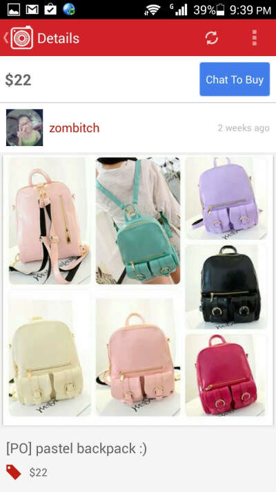 Pastel Bag