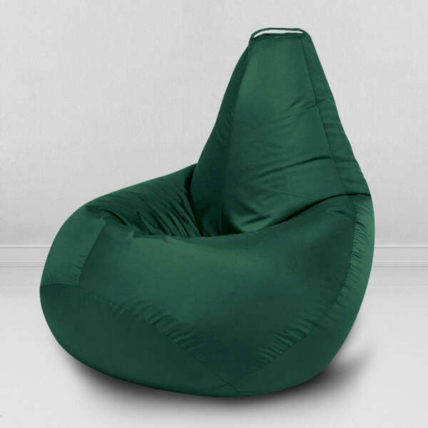 Кресло-мешок груша темно-зеленый