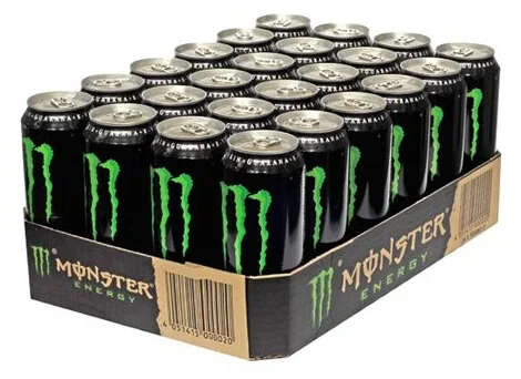 коробка энергетиков monster