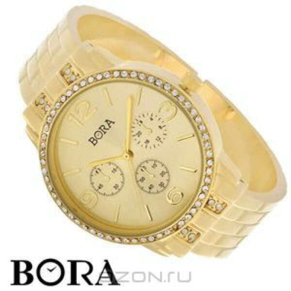 Часы женские наручные "Bora". FWBG089 / T-B-7719-WATCH-GOLD