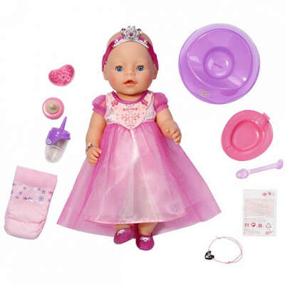 Кукла Zapf Creation Baby born 820-438 Кукла Принцесса Интерактивная, 43 см