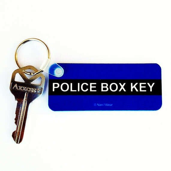 Police Box Doctor Who Keychain