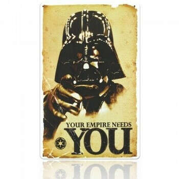 Жестяная табличка "Darth Vader"