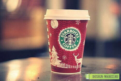 Попить кофе в Starbucks перед Новым Годом