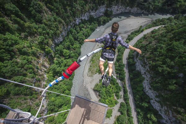 Прыжок в sky park в Сочи