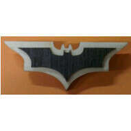 Значок деревянный Batman Dark Knight: Интернет-магазин Двадцать Восьмой, 28-ой, книги, комиксы, 28oi.ru