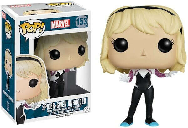 Spider-Gwen Unhooded (Эксклюзив) из вселеной Marvel Funko POP