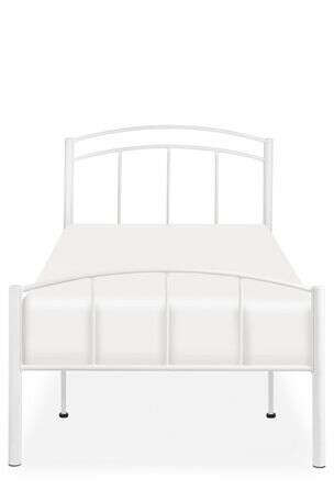 White Metal Bed