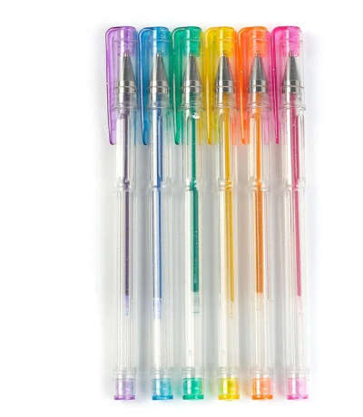 Блестящие гелевые ручки