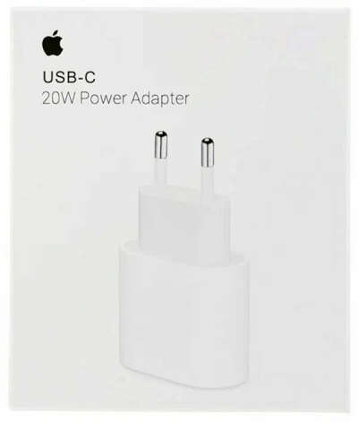 СЗУ Apple 20w USB-C Power Adapter 2 pin EU White (MHJE3)