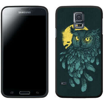 Чехол soft-touch Owl art для Samsung Galaxy S5